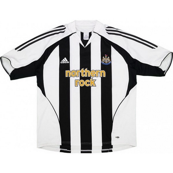 Thailandia Maglia Newcastle United Prima Retro 2005 2006 Nero Bianco